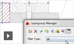 layer management video AutoCAD Mechanical Langos Engineering